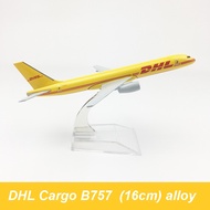 DHL B757 UPS B747 Fedex A380 Cargo Plane 16cm Alloy Metal Plane Model Kit Toys