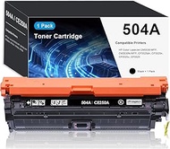 504A Black Toner Cartridge Compatible Replacement for HP 504A CE250A Toner for Color CM3530 CM3530FS