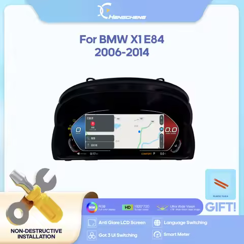 For BMW X1 E84 2006-2014 Digital Cluster LCD Dashboard Cockpit Virtual Instrument Carplay