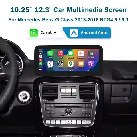 Wireless CarPlay Android Auto Multimedia Linux NTG4.5 NTG5.0 System Screen for Mercedes-Benz G Class