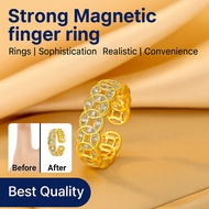 【Sparkling Diamond Adjustable Lucky】Adjustable Ancient Coin Ring With Sparkling Diamonds/Adjustable 