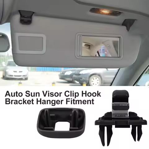 Auto Sun Visor Clip Hook Bracket Hanger replacement for Audi A1 A3 A4 A5 Q3 Q5(8E0 857 562)A7 B6 B7 