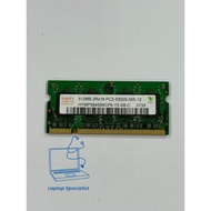Hynix 512MB 2Rx16 PC2-5300S-555-12 HYMP564S64CP6-Y5 Laptop RAM