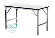 โต๊ะประชุม โต๊ะพับ 60x120x75 ซม. โต๊ะหน้าไม้ โต๊ะอเนกประสงค์ โต๊ะพับอเนกประสงค์ โต๊ะสำนักงาน โต๊ะจัดปาร์ตี้ jj jj99.