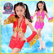 ชุดเต้นเด็ก พร้อมส่งในไทย ผ้านิ่มสวย แถมปลอกแขนเก๋ๆ ชุดเต้นแอโรบิค ชุดเชียร์ลีดเดอร์ ชุดกิจกรรมเด็ก ชุดเต้นบนเวทีเด็กอนุบาล เด็กโต