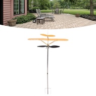 allinit GLOGLOW Rooftop Weather Vane Hand Welded Wind Direction Piper J3 Cub Airplane Yard Decor Bea