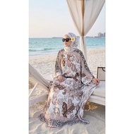 Baju Aloha Hawaii Beach Dress girl fashion Spring And Summer Floral Dress .PHOTOSHOOT.