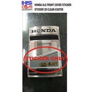 0367 HONDA EX5 C100 FRONT COVER STICKER 2D CLEAR-COATED