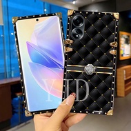 YJD Case For OPPO A17 A17K A57 A77 A77S Moon Stars Hand Strap Shockproof Phone Case