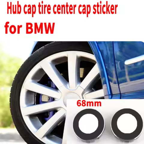 4pcs 68mm Car Cover Wheel Hub Center Caps Badge Logo Emblem For BMW M X1 X3 X5 X6 X7 1 3 4 5 6 7 Ser