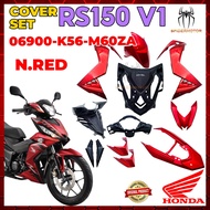 100% Original Honda RS RS150 V1 / RS150R /RS 150 Coverset Cover Set / Stripe Set N.RED 06900-K56-M60ZA / 86000-K56-M60ZA