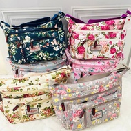 Slingbag flower Waterproof/ Beg kalis air / Beg Corak Bunga