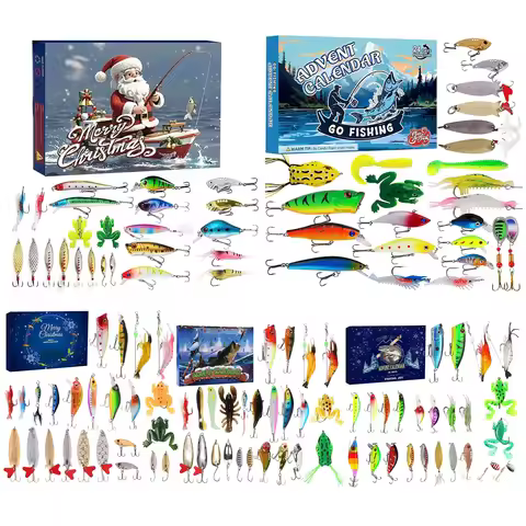 2025 Fishing Advent Calendar Fishing Lure Advent Calendar Fishing Christmas Advent Calendar Xmas Fis