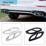 For Mercedes Benz A B E C Class W205 Coupe W213 W176 W246 GLC GLE Car Accessories AMG Exhaust Cover 