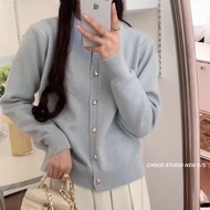 เสื้อคาร์ดิแกน สเวตเตอร์ สไตล์เกาหลี  เนื้อผ้านิ่ม สีน่ารัก  เสื้อกันหนาวแฟชั่น  พร้อมส่ง