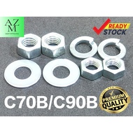 HONDA C70B / C90B EXHAUST NUT WASHER SET