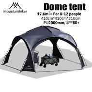 MOUNTAINHIKER Khemah dome tent 8-10 people family party awning outdoor camping tent PU3000mm camping
