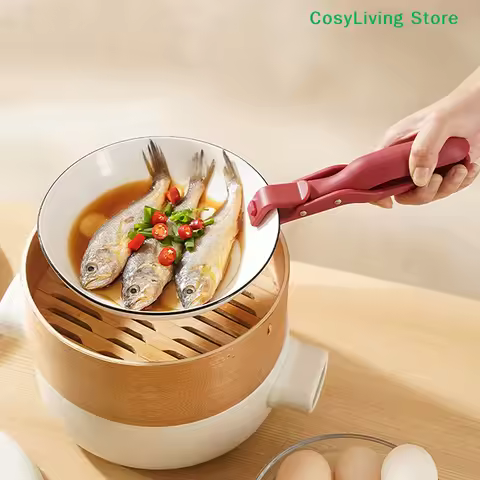 Tongs Bowl Holder Pot Clip Hot Plate Gripper Clips Holder For Moving Hot Plate Bowls Pizza Pan Air F