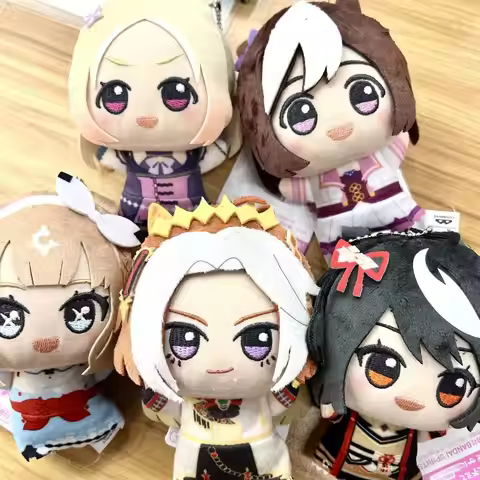 12cm New Uma Musume Pretty Derby Plush Toys UMPD Kitasan Black Almond Eye Anime Game Character Merch