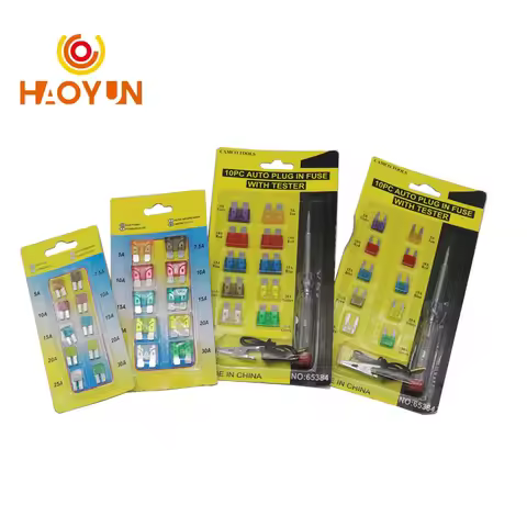 Car Fuse 32V Standard Mini Fuse insert Set 3A 5A 7.5A 10A 15A 20A 25A 30A Amp Clip Fuse for Car Truc