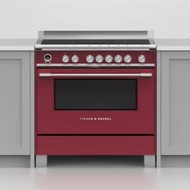 Fisher & Paykel 90cm Series 9 Classic Freestanding Induction Pyrolytic Oven Red OR90SCI6R1