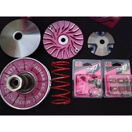 NMAX AEROX V1 V2 CVT SET PANGGILID WITH ALUMINUM TORQUE DRIVE ASSY AND FREE 1 HELMET CLEANER TSMP WF