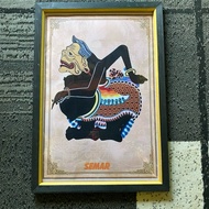 Wall decoration photo frame eyang semar size 65x45cm