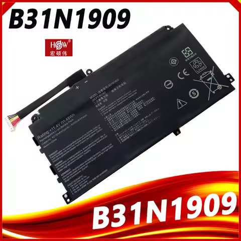 11.4V 48Wh B31N1909 Laptop Battery For Asus ExpertBook P2 P2451FA-EK0009 EB0354R P2451FB-1A Series N