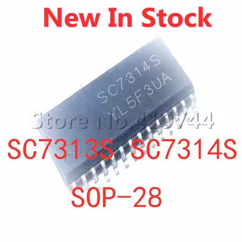 5PCS/LOT SC7313S SC7313 SC7314S SC7314 SOP-28 SMD LCD Stereo Audio Processor Chip In Stock NEW origi