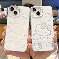 Shop Hot Sale Love Pacha Dog Suitable for iPhone1 7promax Phone Case Colorful Silver 15/13 Trendy 14