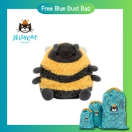 MZ7 Jellycat Albee Bee Doll Authentic Toy Holiday Gift Jellycat Soft Plush Friend and Comfortable Do