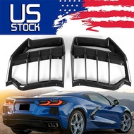 Carbon Fiber Rear Bumper Fin Diffuser For Corvette C8 Z51 Stingray 2020-24 2025