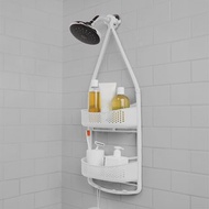 【Umbra】Snorkel吊掛式浴室雙層瀝水置物架(雲朵白)