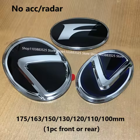 Fit for Lexus No Acc Radar Front Emblem Rear Trunk Badge Sticker CT200H IS250 IS ES NX RX UX GX GX47
