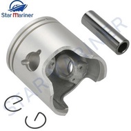 6H4-11631-09 Piston Kit Std With Rings Replace for Yamaha Outboard Engine 40HP 50HP 6H4-11631,6H4-11