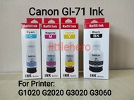 Canon GI-71 GI71 ink Bottles for g2020 g1020 g3020 g3060 G3770 G4770 G2730 G1730 G3730 Printer Pigme