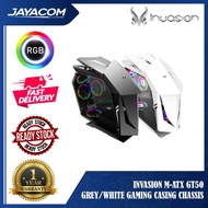 INVASION M-ATX GT50 Grey / White Gaming Casing Chassis