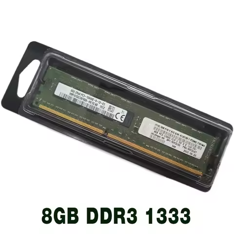 1 pcs For IBM X3100 X3250 M4 X3200 M3 8G ECC UDIMM RAM High Quality Fast Ship 8GB DDR3 1333