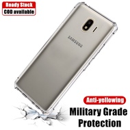 【Crystal Clear】For Samsung Galaxy J2 Pro 2018 5.0 inch SM-J250F J250G J250M J250Y Soft Rubber Gel Jelly Case Transparent Military Grade Anti-Scratch Resistant Back Cover Skin