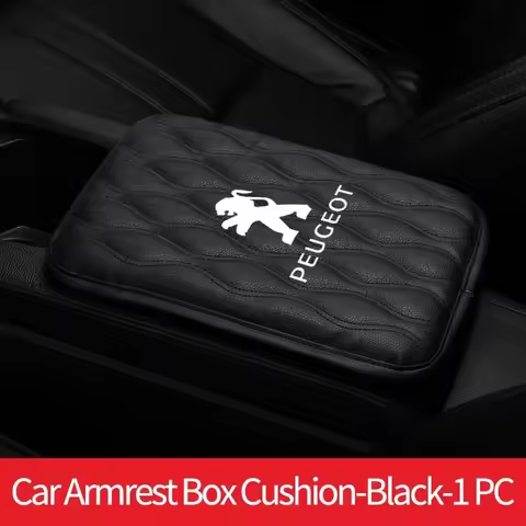 Car Center Armrest Console Box Mat for Peugeot Logo 3008 508 206 308 207 2008 408 205 4008 5008 103 