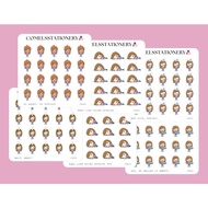 COMELS 6pcs Combo CS49~54 Daily Chores Stickers collection series