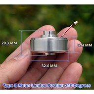 Micro PTZ Motor DC12V 3205 3-phase Brushless Motor Hollow Shaft  Infinite Position with NdFeB Strong