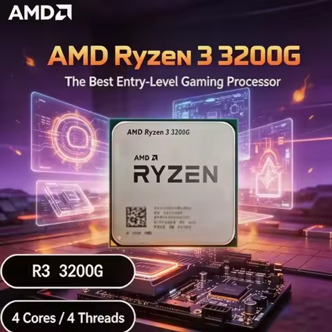 AMD Ryzen 3 3200G 4 Core 4 Thread 36G To 40G 4M L3 65W AM4 Integrated Graphics No Discrete GPU No Co