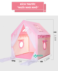 [Hoàn Tiền 10%]Lều trẻ em - Lều Hoàng tử Công Chúa Lều Vải Hàn Quốc Cao Cấp Lều Khung Gỗ Trẻ Em Lều 