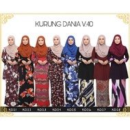 MUSLIMAH BAJU KURUNG LYCRA DANIA IV with assorted colors