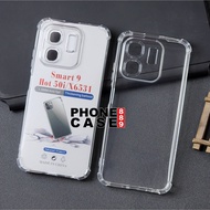 INFINIX SMART 9 INFINIX SMART 9 HD INFINIX HOT 50I CASE CLEAR AIRBAG ANTI CRACK CASE BENING INFINIX 