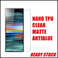 Pelindung Skrin SONY Xperia 1 10 ii iii XZP XZ1 XZ2 XZ2P XZ2C XZ3 XZ XZS XA L1 Premium Compact TPU S