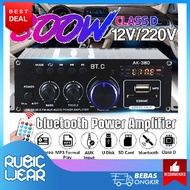 Audio Bluetooth Mobil Car Audio Power Amplifier 12V 800W Penguat Daya