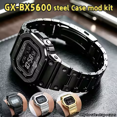GW-BX5600 Mod kit For Casio GSHOCK 3578 GW-BX5600 Upgrade Stainless Steel Case bezel Modified metal 