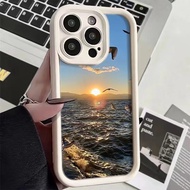 Sunset Seaside Suitable For OPPO R17 R15 R11 R11S Reno Reno2 Reno5 pro Phone Case Shock-Resistant Soft